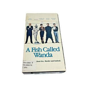 A Fish Called Wanda VHS 1988 Movie Clamshell Case Retro Film Tape